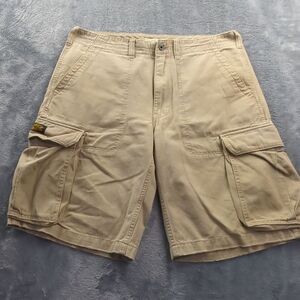 VINTAGE Ralph Lauren Polo Jeans Co Shorts Mens 36 Khaki Cargo Military‎ Surplus